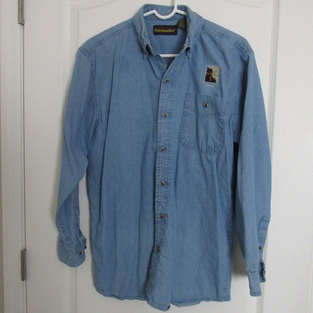 designer denim shirt